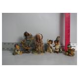 RESIN NATIVE AMERICAN FIGURES CHINA