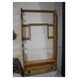 HOMEMADE WOOD GUN RACK 45X25'X5'