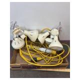 FLOOD LIGHTS, SHOP LIGHT W/ LONG CORD
