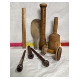VINTAGE WOOD KITCHEN UTENSILS