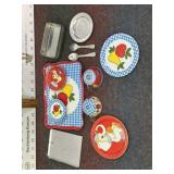 MINITURE METAL TOY DISHES