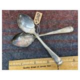2 MADE IN ENGLAND TEA SPOONS