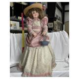 LARGE MECHANICAL STANDING DOLL, 3FT TALL, WORKS