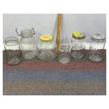 VINTAGE JARS, JUMBO PEANUT BUTTER, KERR ECONOMY