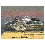 LUCIEN PICCARD 14K WHITE GOLD WOMENS WATCH