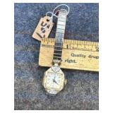 CLINTON 21 JEWELS 14K GOLD WOMENS WATCH