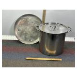 LARGE BOILING POT, PIZZA TRAY