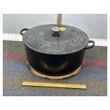 #34 MADE IN FRANCE LARGE CAST IRON DUTCH OVEN