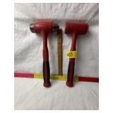 2 SNAP-ON 32 OZ. DEAD BLOW HAMMERS
