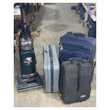 HOOVER VACCUMM & SUITCASES
