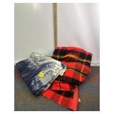 2 VINTAGE BLANKETS