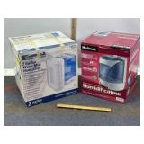 2 HUMIDIFIERS IN BOXES, UNTESTED