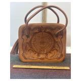 LEATHER TOOLED PURSE