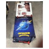 2-MOVIE POSTERS, SPACE INVADERS - 1990 - 39 1/2"