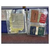 BINDER FULL OF GREAT COLLECTIBLE FISH & GAME ITEMS