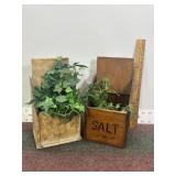 RUSTIC REPURPOSED WOOD PLANTERS