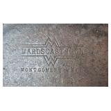 MONTGOMERY WARDS CAST IRON ROUND GRIDDLE