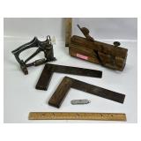 ANTIQUE WOOD WORKING TOOLS & FLETCHER