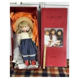 VINTAGE PORCELAIN DOLL IN BOX, NUMBERED