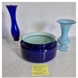 ART DECO TANGO GLASS, MK-BO-JIA FINE PORCELAIN,