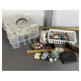 CARTON SEWING BUTTONS, KNICK KNACKS, MARBLES