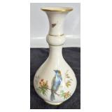 MEISSEN CROSSED SWORDS PORCELAIN BIRD VASE