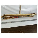 SEVERAL HANDMADE WOOD CARVED WALKING STICKS