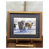 'THE CRITICS CIRCLE' ROBERT DUNCAN FRAMED PRINT
