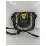 MONTANA WEST FLORAL EMBOSSED CROSS BODY BAG