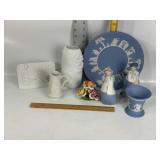 WEDGEWOOD JASPERWARE PIECES,LLARDRO, HUMMEL