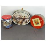 C.M. RUSSELL & A. BIERSTADT METAL TIN, OTHER TINS