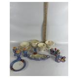 TEA CUPS, SALT & PEPPER SHAKERS