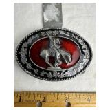 'END OF THE TRAIL' SISKIYOU 1985 BELT BUCKLE