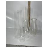 VINTAGE OIL LAMP CHIMNEY