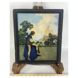 MAXFIELD PARRISH 'THE PAGE' VINTAGE FRAMED ART