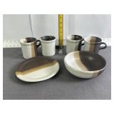 McCOY 'SANDSTONE' STONEWARE DISHES