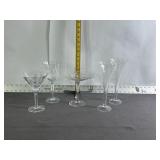 CLEAR GLASS STEMWARE, CRYSTAL?