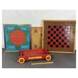 CHECKERS & CHINESE CHECKERS BOARDS, PLAYSKOOL WAGN