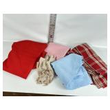 VINTAGE TABLE CLOTHS, LINENS