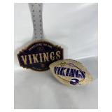 NFL VIKINGS FAN GEAR, FOOTBALL, SIGN