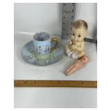 EARLY AUSTRIA LINNIE BUNNELL KEWPIE PORCELAIN,DOLL