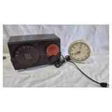 MOTOROLA RADIO TESTED, BIG BEN ALARM CLOCK
