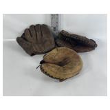 VINTAGE BASEBALL GLOVES