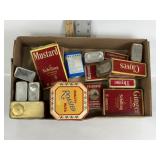 BOX OF SEVERAL VINTAGE SPICE TINS