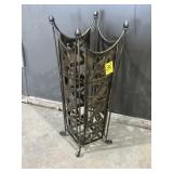 VINTAGE BIRD PATTERN METAL UMBRELLA STAND
