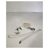 SILVER TONED MCM COSTUME JEWELRY & ITEMS