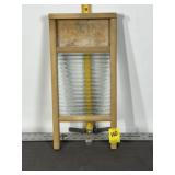 VINTAGE LINGERIE GLASS WASHBOARD