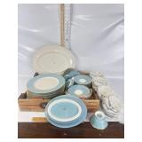 FRANCISCAN PALOMAR ROBINS EGG BLUE CHINA DINNERWAR