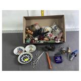 MCM VINTAGE 'JUNK DRAWER' BOX - GOODIES!!!