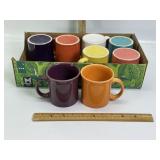 8 FIESTA WARE MUGS